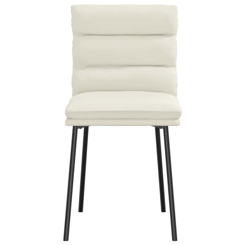 Sillas de comedor 4 unidades terciopelo