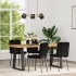 Sillas de comedor 4 unidades terciopelo