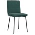 Sillas de comedor 6 unidades terciopelo verde