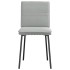 Sillas de comedor giratorias 6 uds terciopelo gris