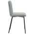 Sillas de comedor giratorias 6 uds terciopelo gris