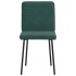 Sillas de comedor 4 unidades terciopelo verde