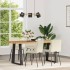 Sillas de comedor 4 unidades terciopelo