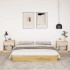 Estructura de cama sin colchón 150x200 cm madera maciza