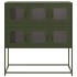 Aparador de acero laminado en frío verde oliva 100,5x39x107