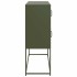 Aparador de acero laminado en frío verde oliva 100,5x39x107