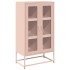 Aparador de acero rosa 68x39x123