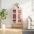 Aparador de acero rosa 68x39x123