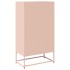 Aparador de acero rosa 68x39x123