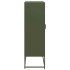 Aparador de acero verde oliva 68x39x123
