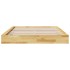 Estructura de cama sin colchón 140x200 cm madera maciza