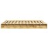 Estructura de cama sin colchón 140x200 cm madera maciza