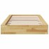 Estructura de cama sin colchón 100x200 cm madera maciza
