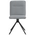 Sillas de comedor 6 unidades de tela gris