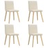 Sillas de comedor 4 unidades