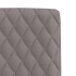 Sillas de comedor 6 unidades de tela gris