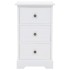 Mesita de noche MDF y madera de pino 35x32x59