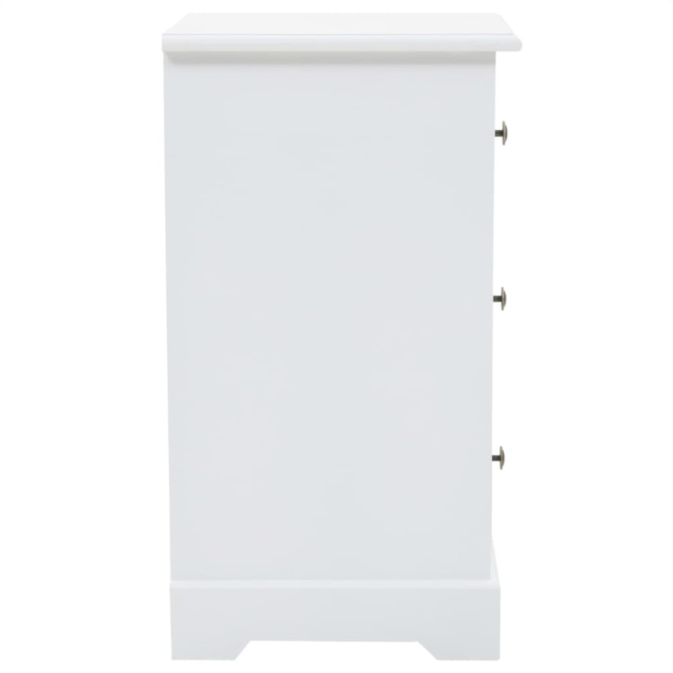 Mesita de noche MDF y madera de pino 35x32x59