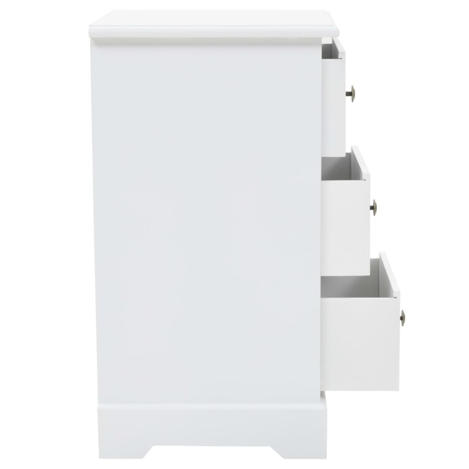 Mesita de noche MDF y madera de pino 35x32x59