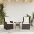 Sillones reclinables de jardín 2 uds ratán sintético