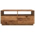 Mesa de centro con luces LED madera envejecida 90x49x40