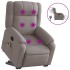 Sillón de masaje eléctrico reclinable elevable tela