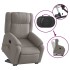 Sillón de masaje eléctrico reclinable elevable tela