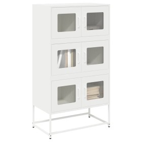 Aparador de acero blanco 68x39x123