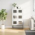 Aparador de acero blanco 68x39x123