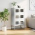 Aparador de acero blanco 68x39x123