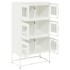 Aparador de acero blanco 68x39x123