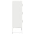 Aparador de acero blanco 68x39x123
