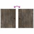 Conjunto de muebles de baño 5 piezas madera maciza de