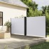 Toldo lateral retráctil blanco 180x600