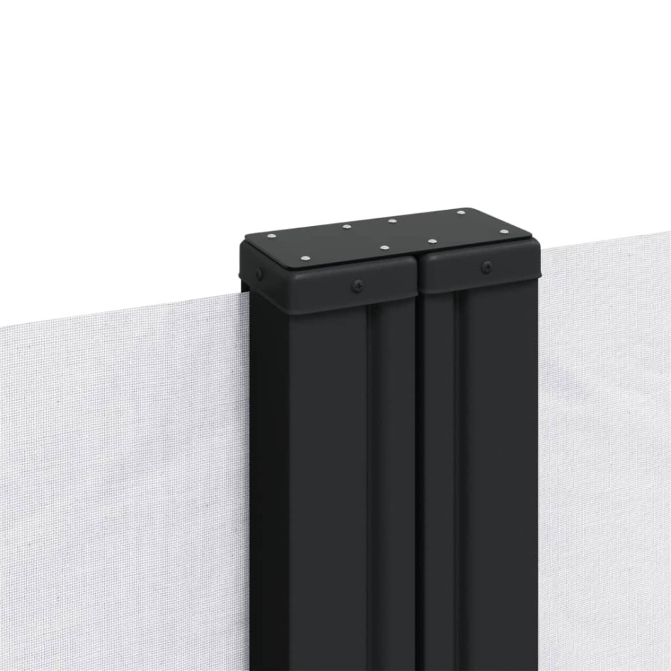 Toldo lateral retráctil blanco 180x600