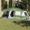 Tienda familiar con porche 9 personas impermeable verde