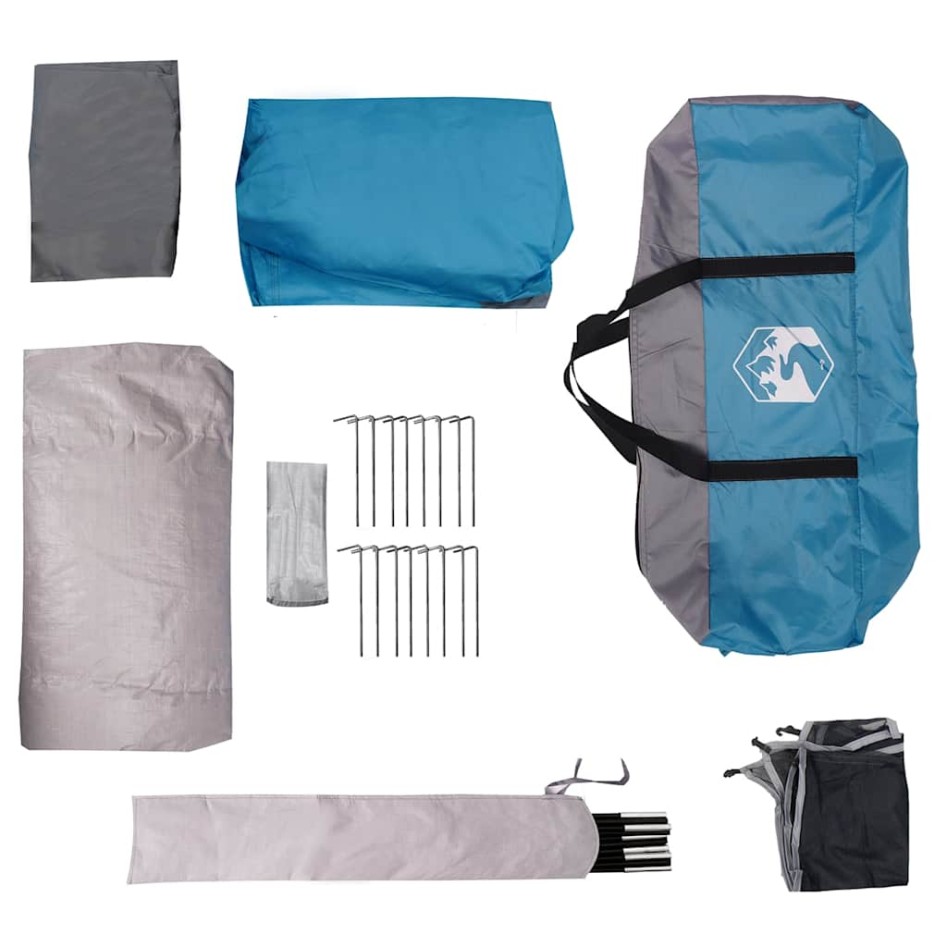 Tienda de campaña familiar túnel 6 personas impermeable