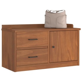 Banco de recibidor SANDNES madera maciza de pino 87x40x50