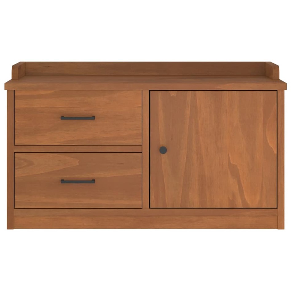 Banco de recibidor SANDNES madera maciza de pino 87x40x50