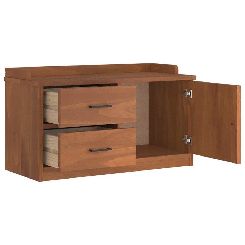 Banco de recibidor SANDNES madera maciza de pino 87x40x50