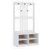Perchero de entrada SANDENS madera pino blanco 87x40x159,5
