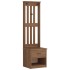 Perchero de entrada SANDENS 45x40x159,5cm madera maciza de
