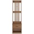 Perchero de entrada SANDENS 45x40x159,5cm madera maciza de