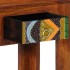 Mesa consola madera maciza de acacia 80x35x75