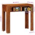 Mesa consola madera maciza de acacia 80x35x75