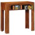 Mesa consola madera maciza de acacia 80x35x75