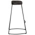Taburetes de barra 45x40x78 cm madera maciza de