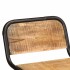 Taburetes de barra 4 uds 46x35,5x80 cm madera maciza de