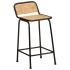 Taburetes de barra 4 uds 46x35,5x80 cm madera maciza de