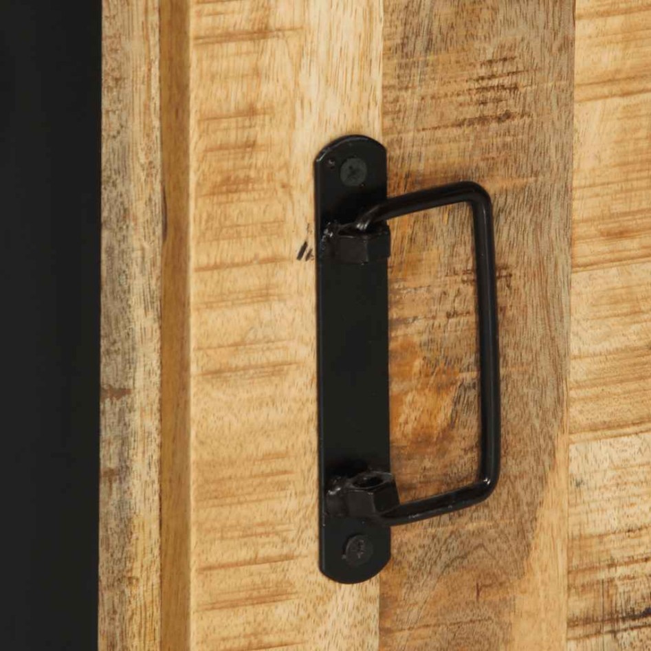 Armario de baño madera maciza de mango 40x30x90